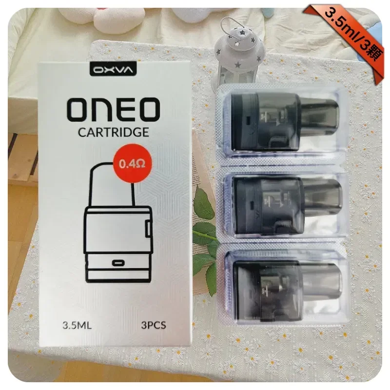 展示 OXVA XLIM V3 原廠空煙彈外觀,採用頂部填充設計與透明倉體,適配小蠻牛全系列主機。